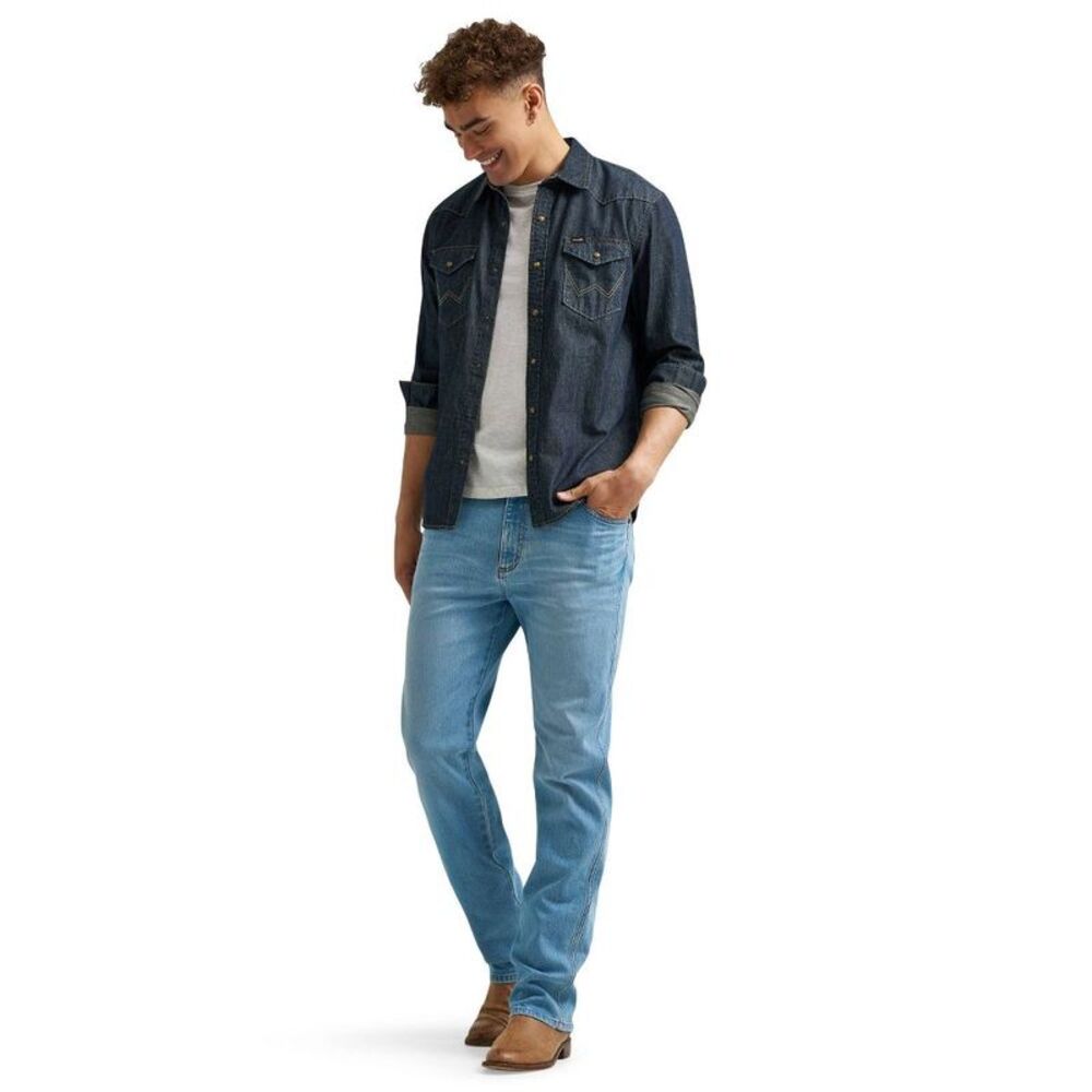 Wrangler Men's Relaxed Fit Bootcut Jeans - Light Indigo 36x32